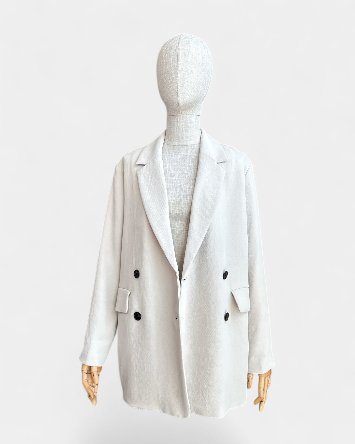 Veston double boutonnière Craie Wilfred , 1