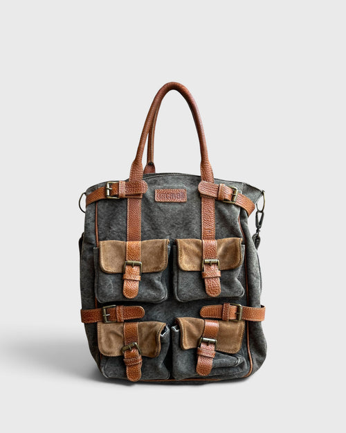 Sac toile et cuir Just Cavalli