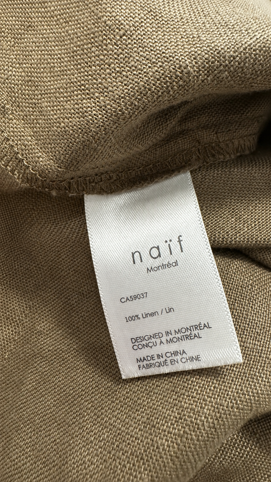 Pantalons 100% lin Naïf , L