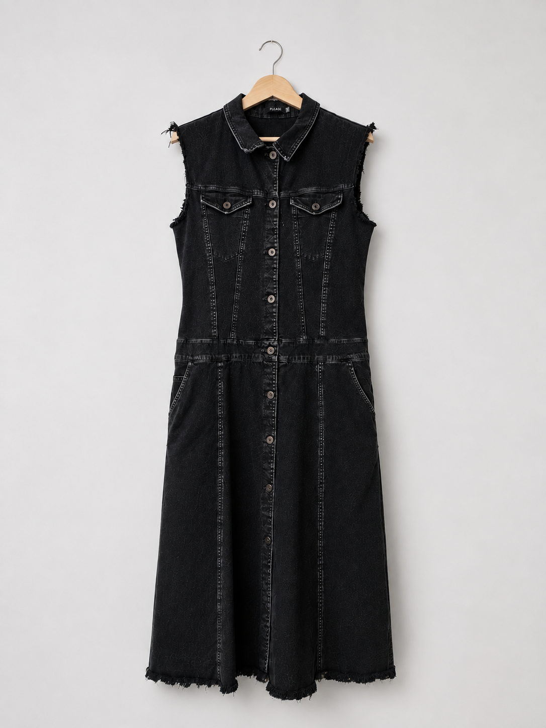 Robe jean Gris Please, L