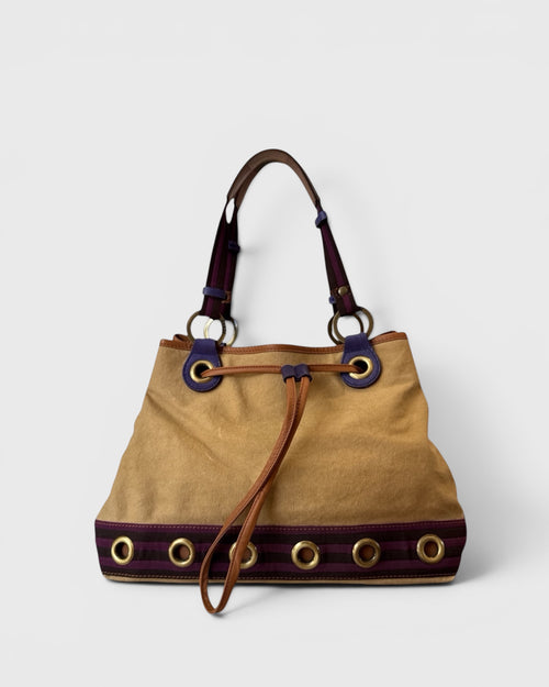 Sac vintage en toile, Gianfranco Ferré