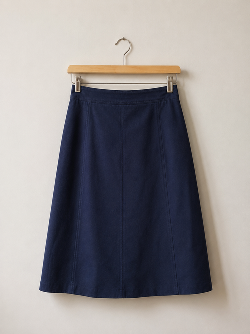 APC x Vanessa Seward Blue Cotton Skirt, 36