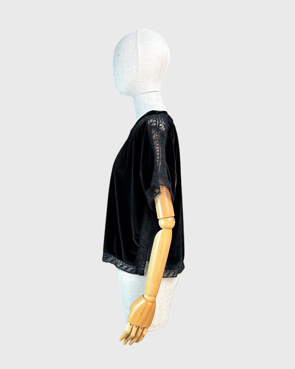 Claudie Pierlot velvet blouse, 1