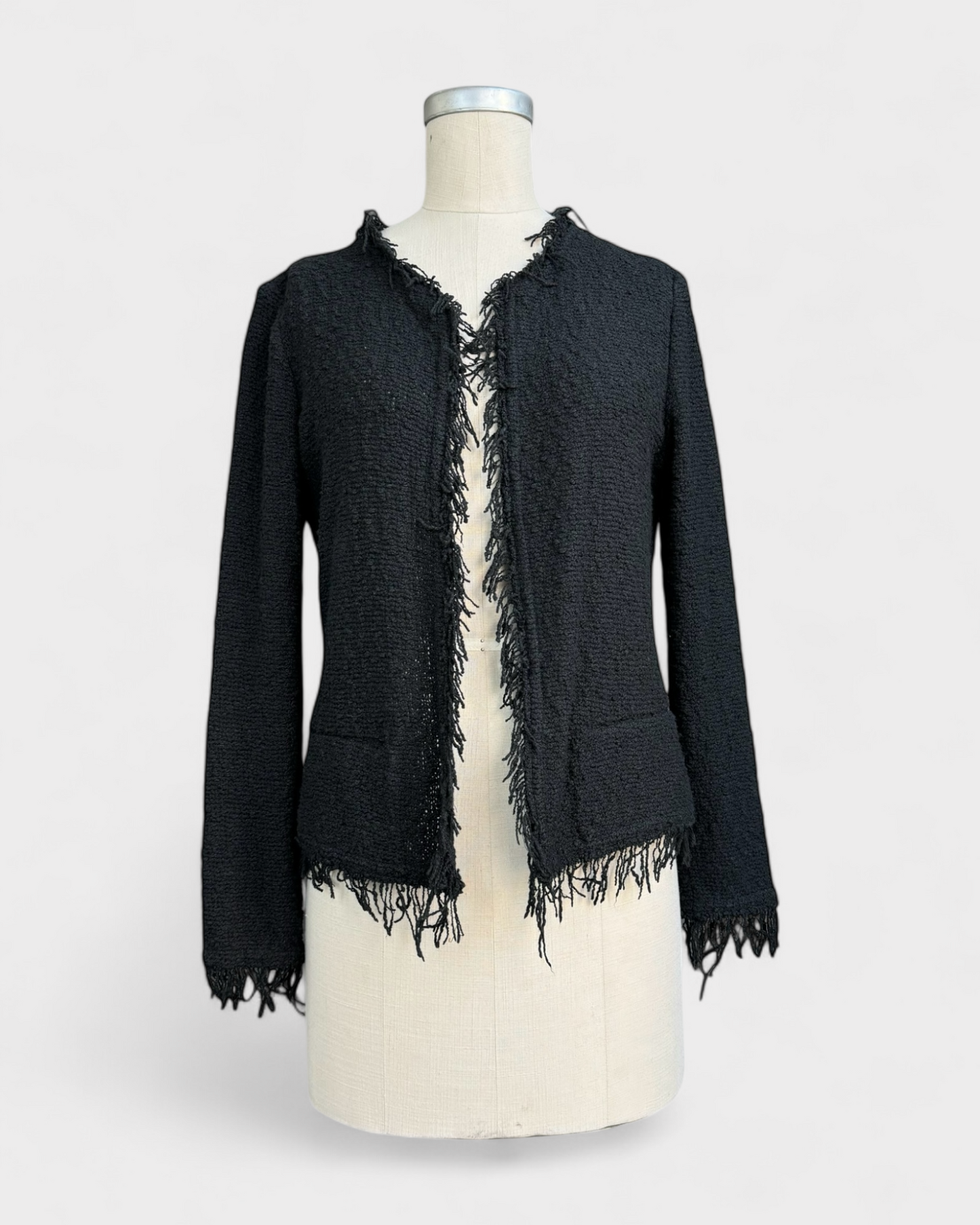 Veste en coton bouclé noir, IRO, 38