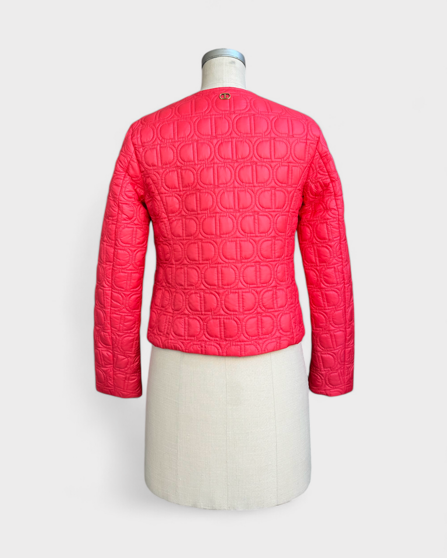 Veste matelassée rose rouge, Twinset , S