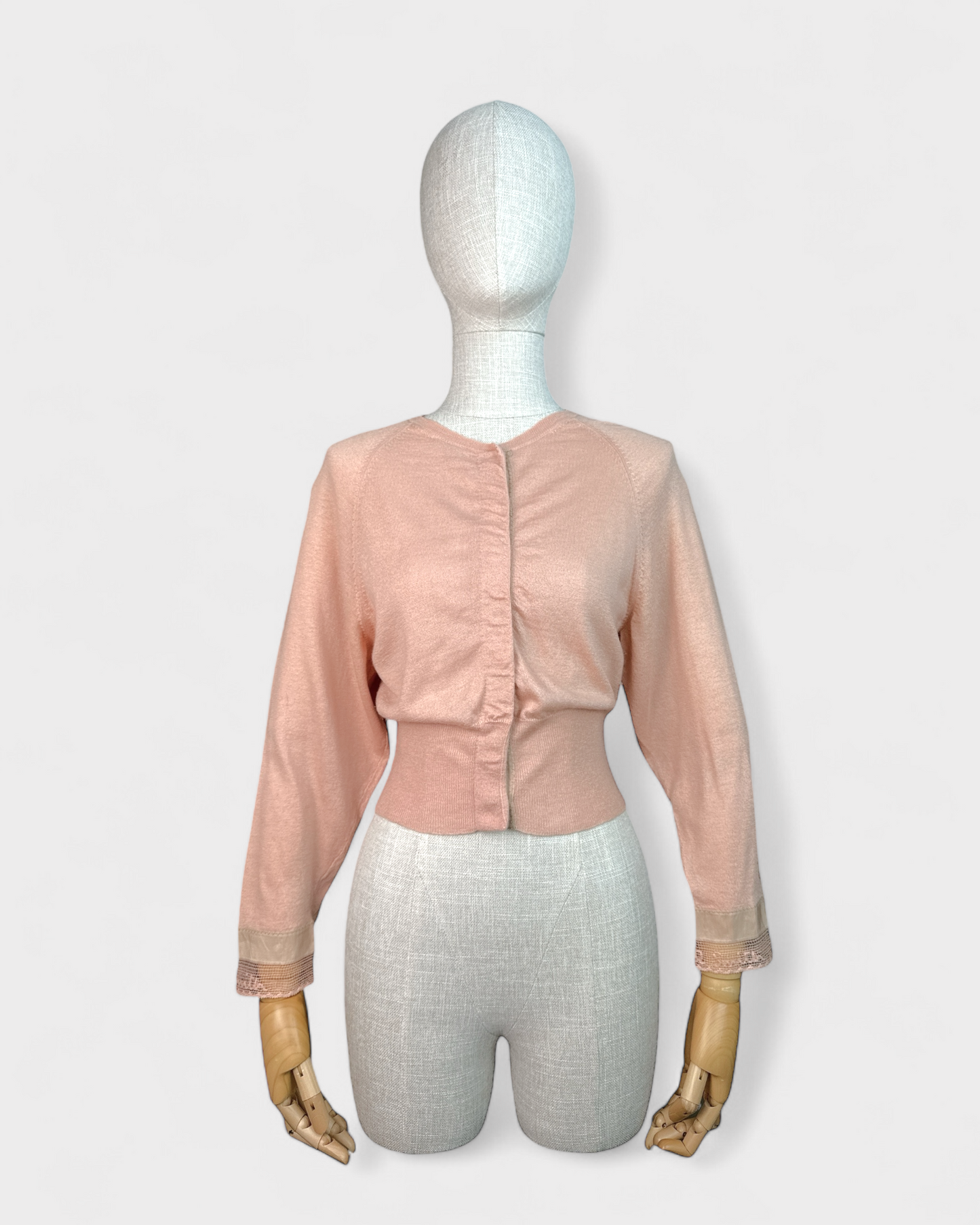 Cardi cashmere et soie Rose Paul Smith, S