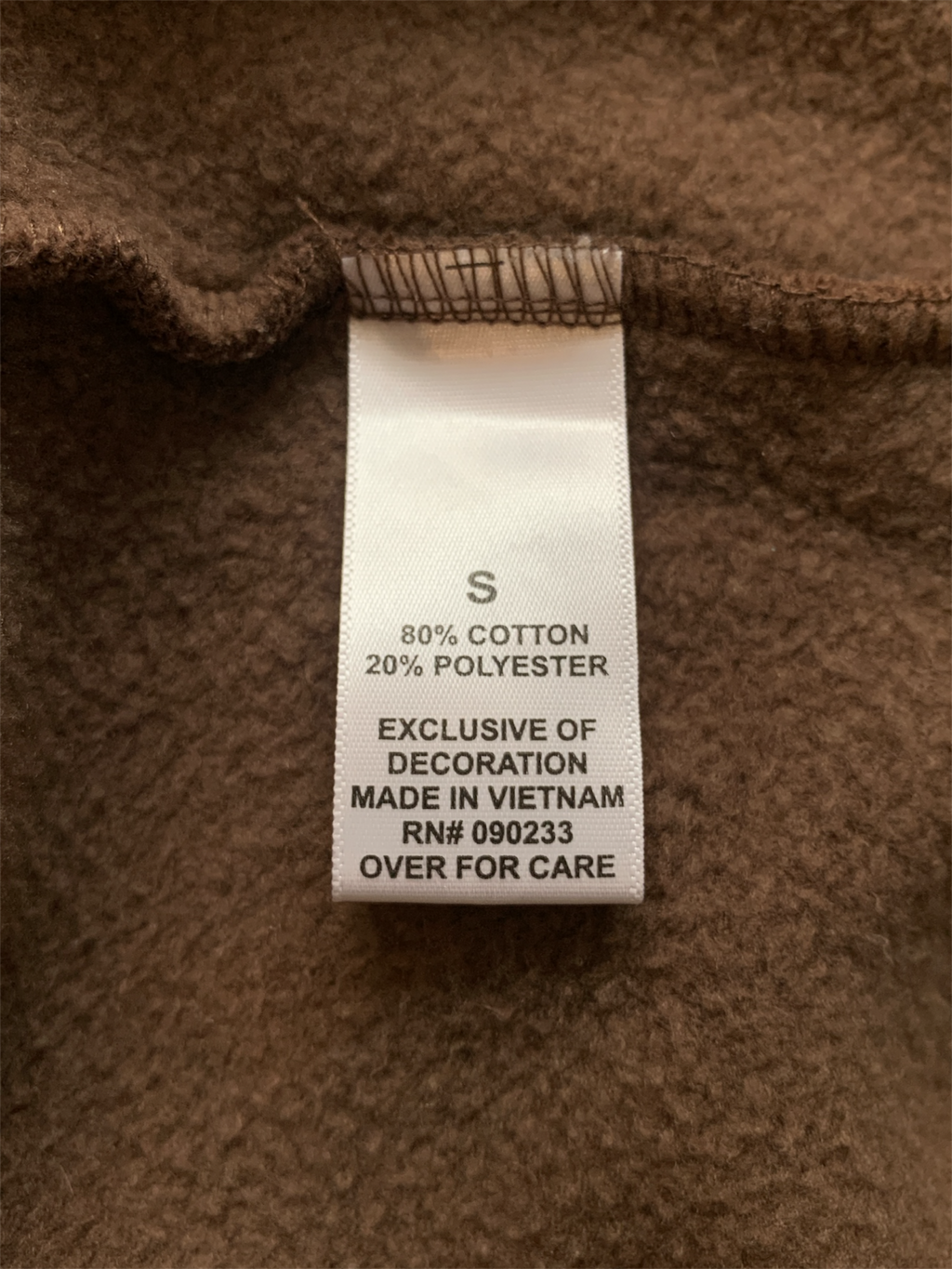 Hoodie Marron Essentials , S