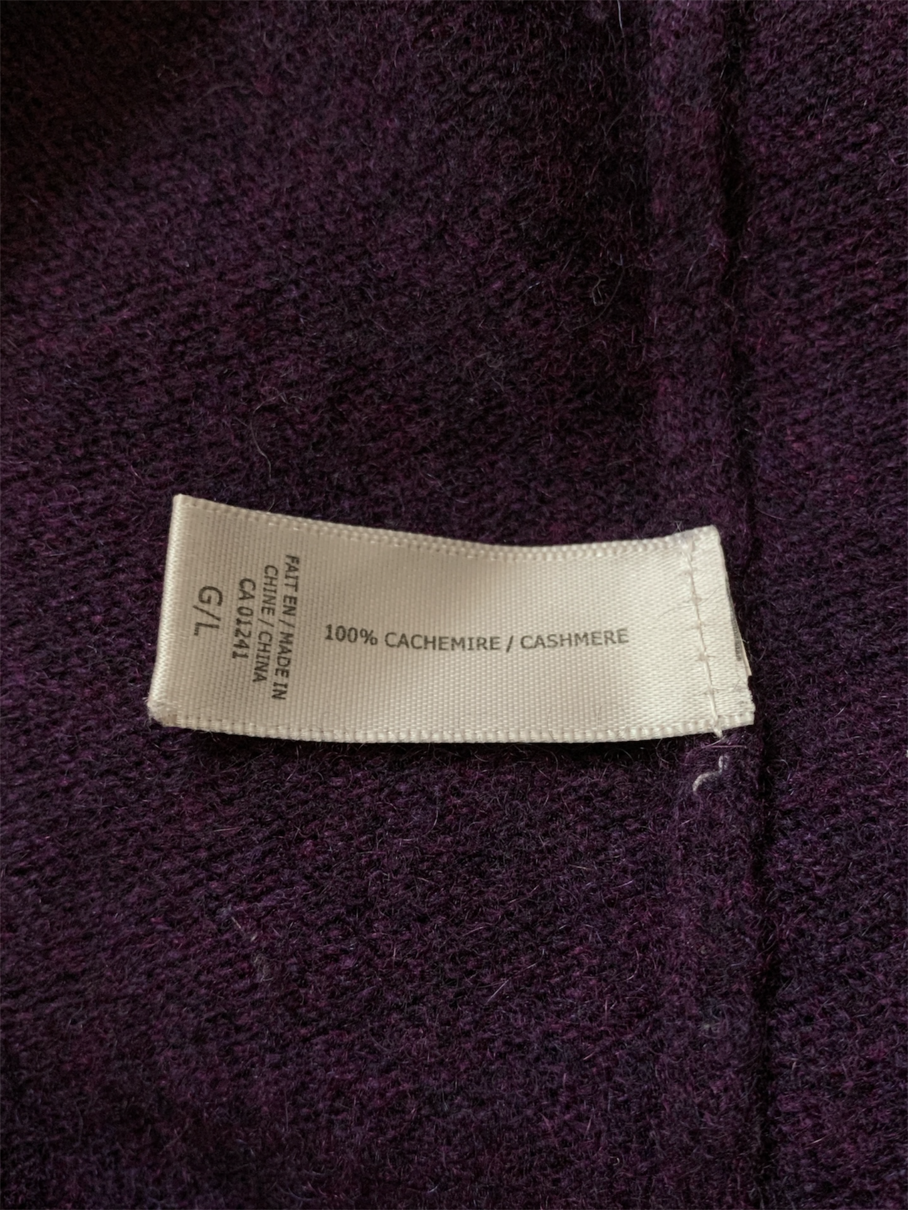 Pull 100% cashmire Contemporaine , L