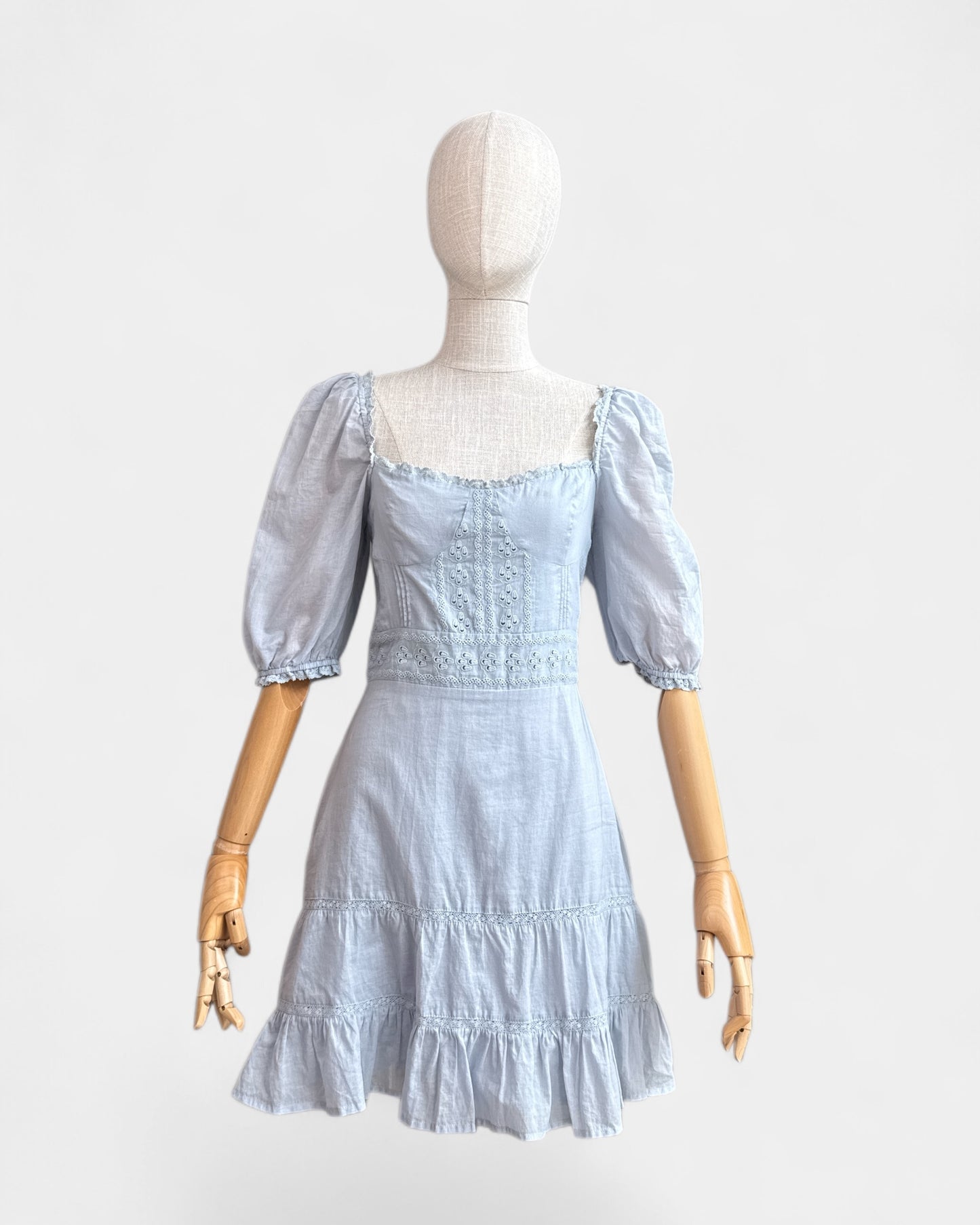 Robe en coton manches bouffantes Reformation , 6