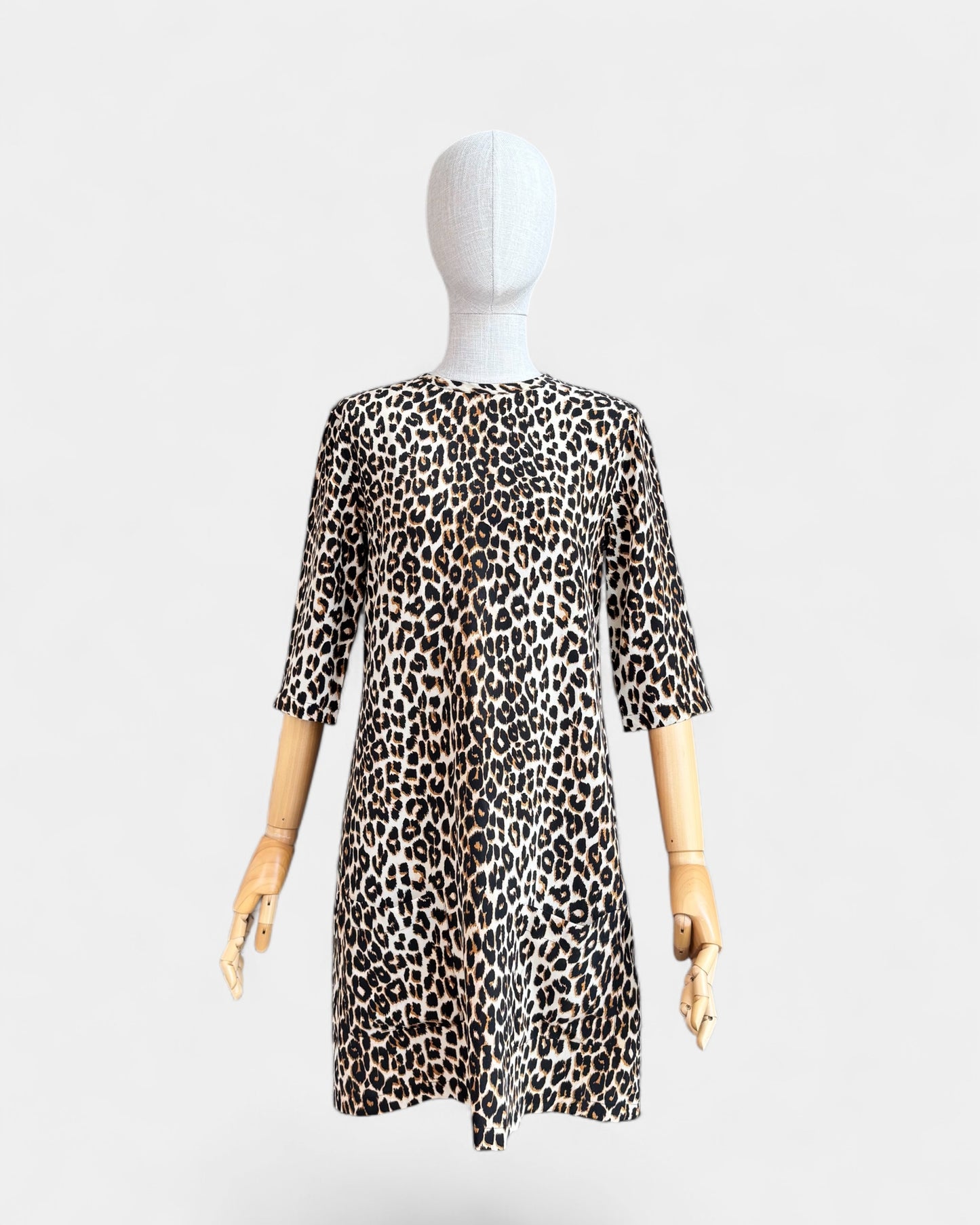 Robe leopard Marron Equipment , XS