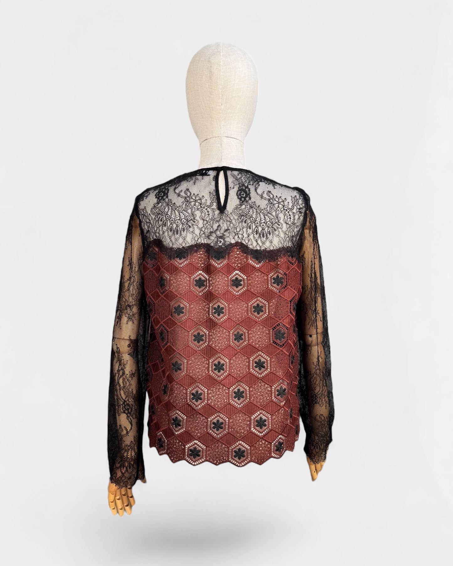 Blouse Sandro en dentelle – Taille 2