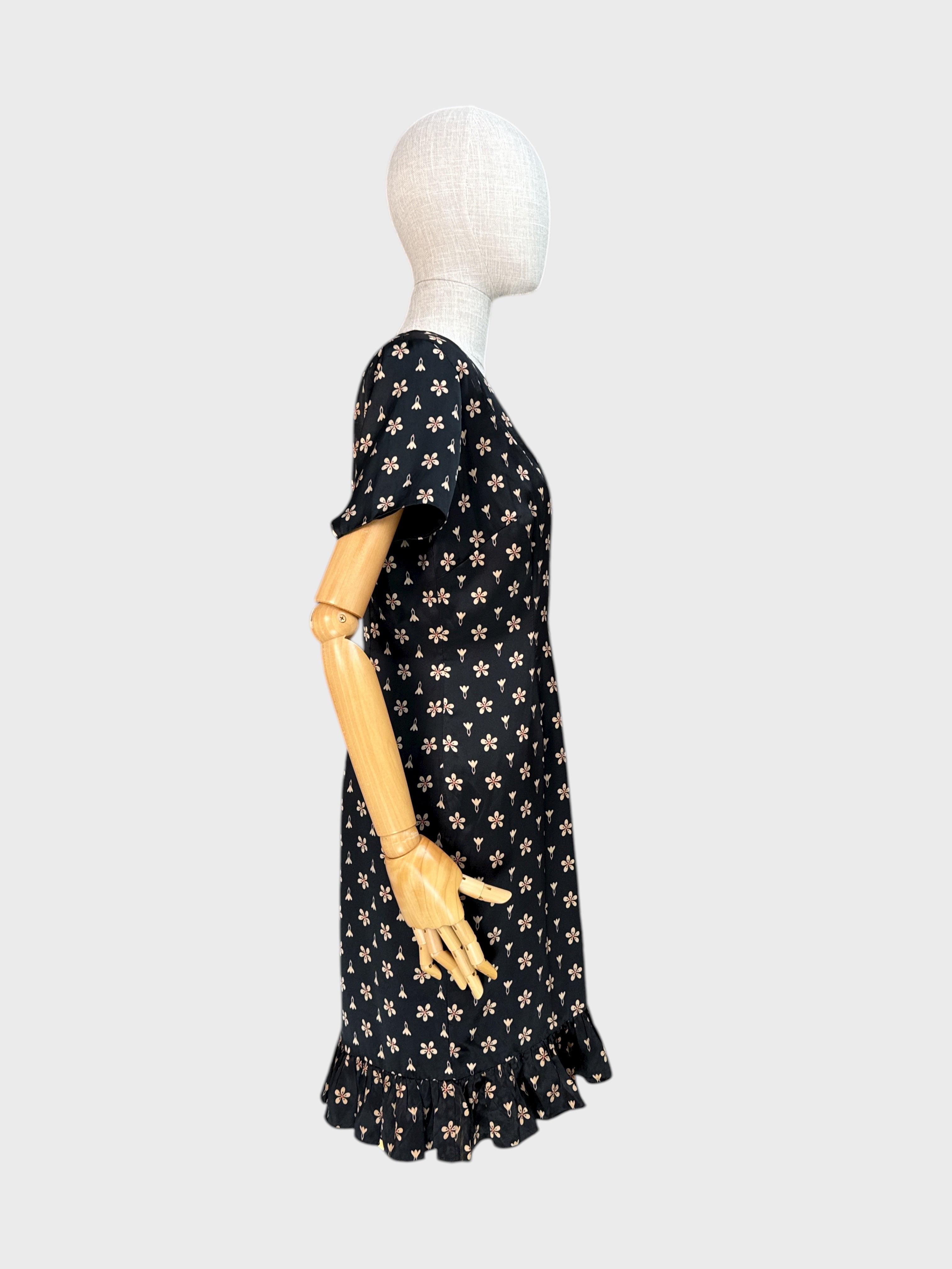 Robe fleurie en soie Kopa,  taille S