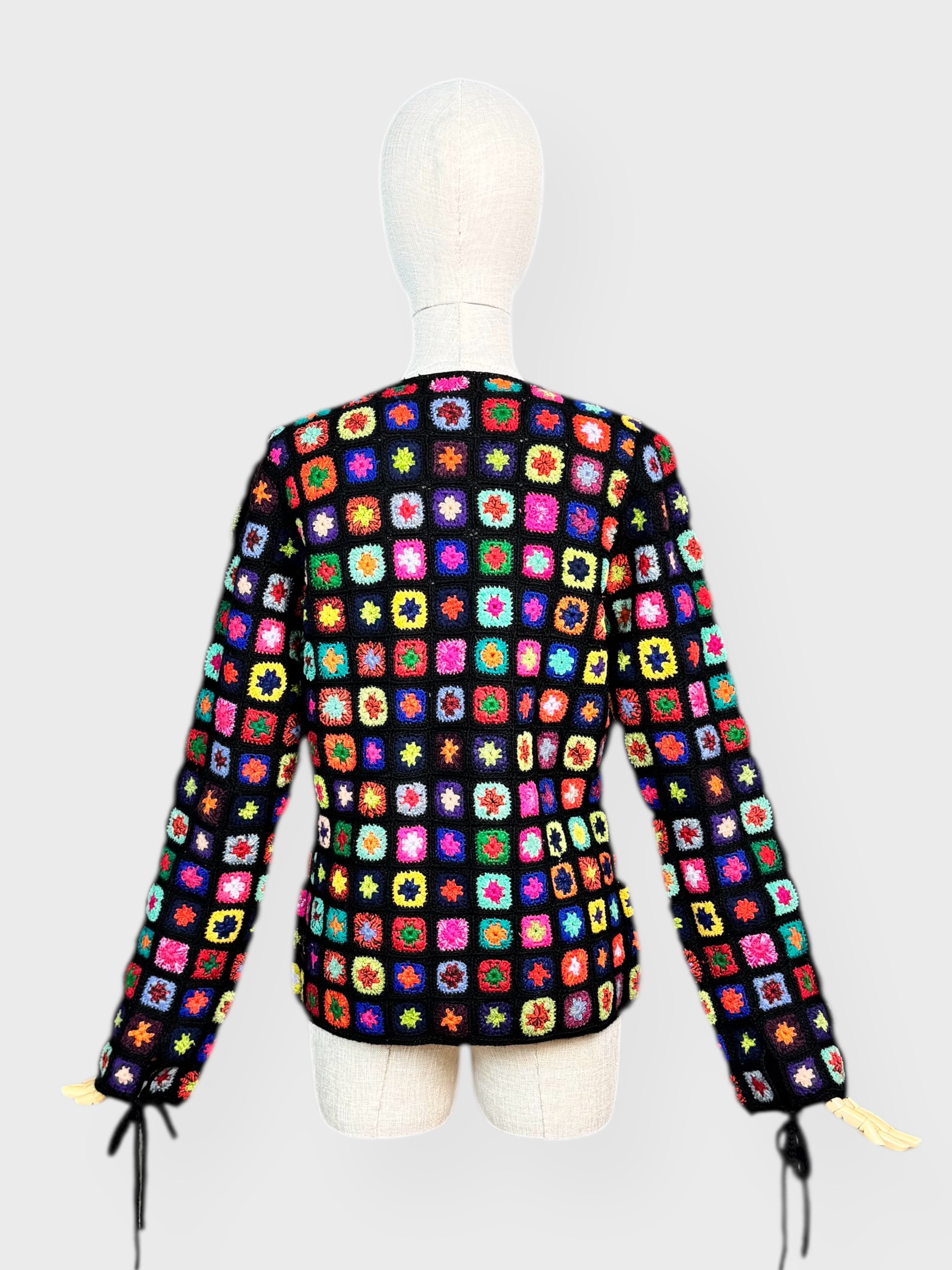 Cardigan crochet multicolore Kenzo Jeans , taille S