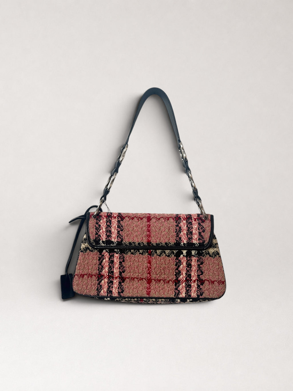 Sac à main à carreaux roses, Burberry